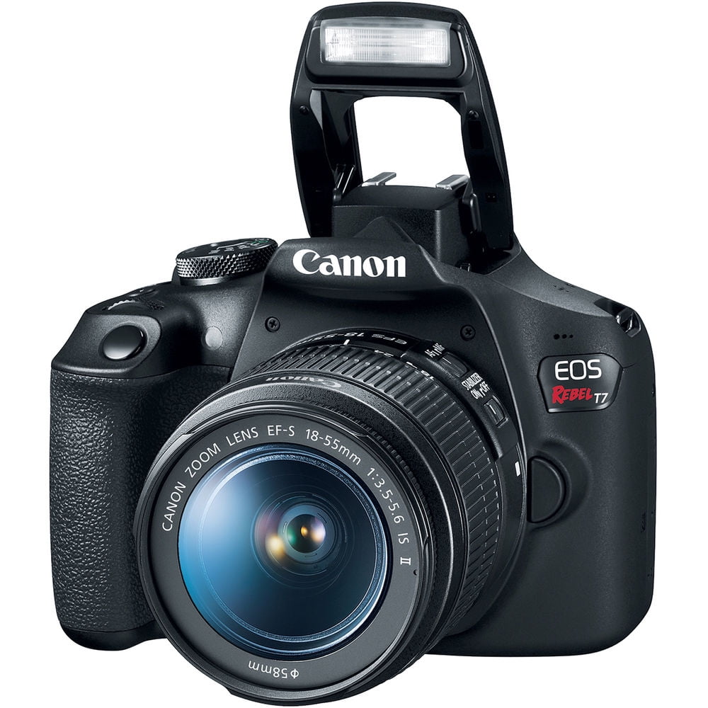 Canon EOS Rebel T7 Digital SLR Camera with EF-S 18-55mm Lens, APS-C Se