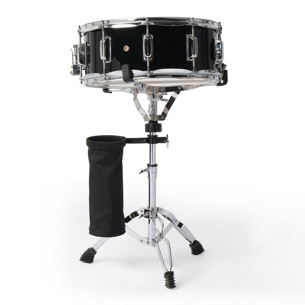 Snare Drum Set with Drumstick Holder, Snare Drum Bag, Strap, Mute Pad