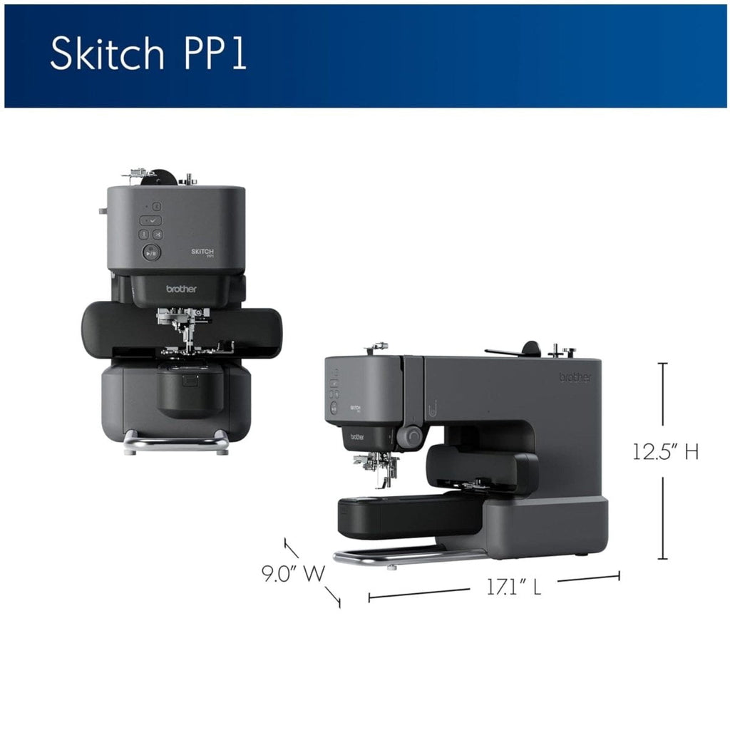 Brother Skitch PP1 4" x 4" Embroidery Machine with Artspira Studio
