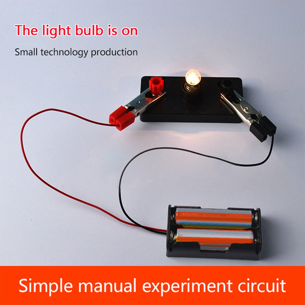 Elainilye Electric Circuit Bulb Kit Educational Montessori Learning Ki