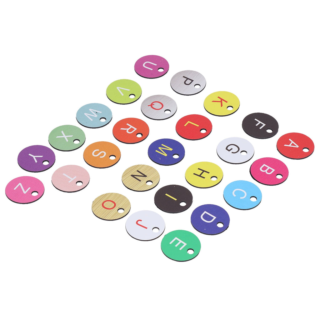 Nieyigj 26 PCS Beehive Numbered Tag Marker with Hole Round Beehive Lab