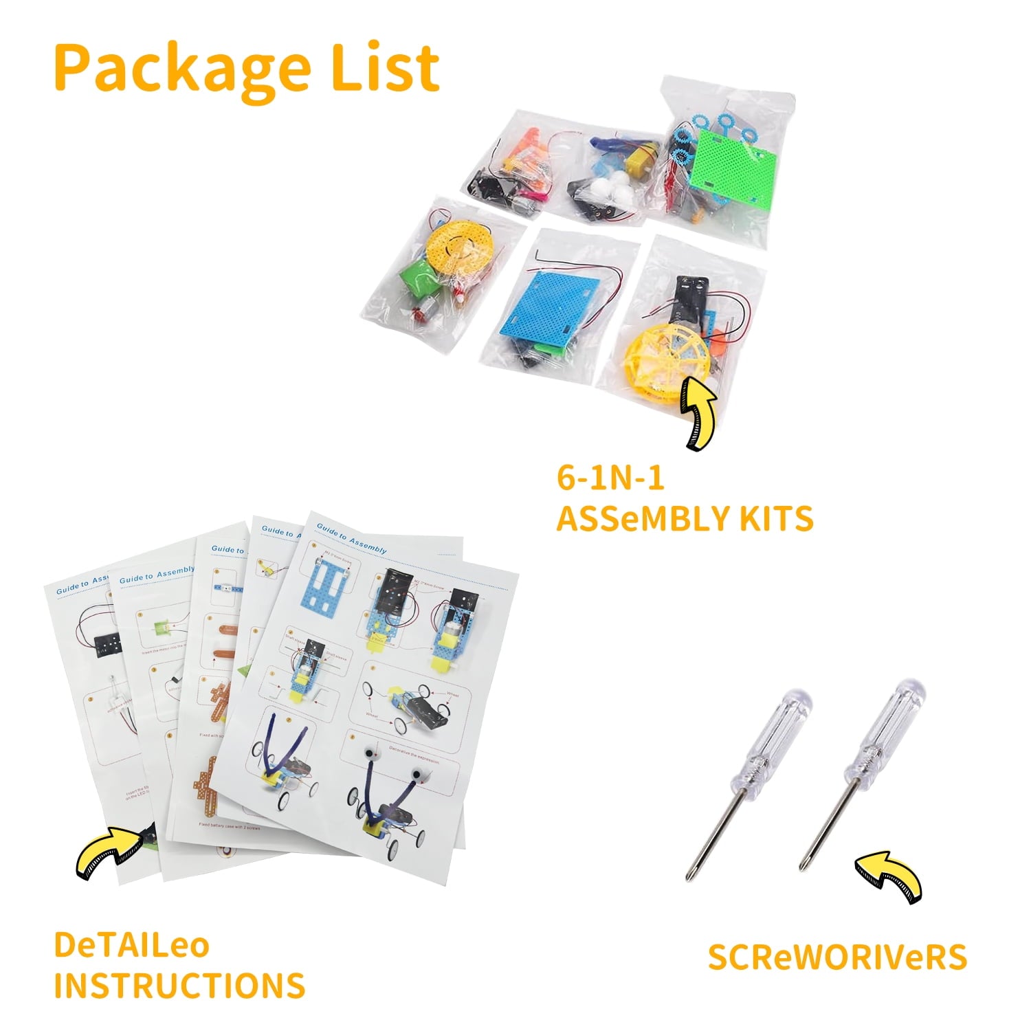 STEM Robotics Science Kit, Electronic Motor Robot Craft for Kids Age 8