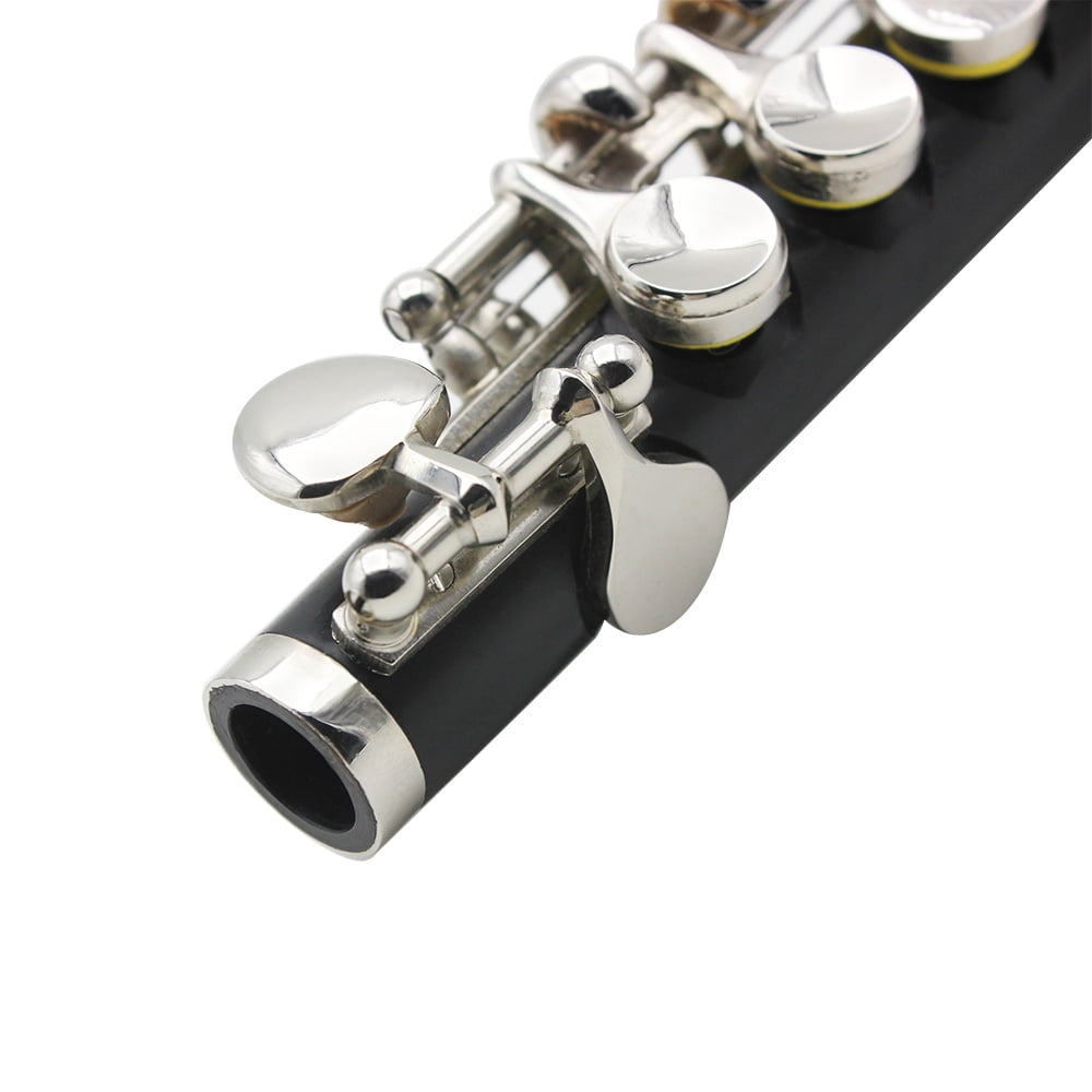 Dcenta Key of C Piccolo Flute with Polish Cloth Cleaning Stick Screwdr