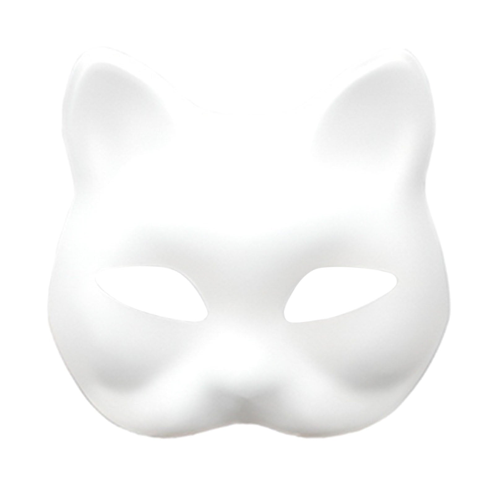 DIY Therian Mask Kit Blank Cat Mask with Felt Fabric Sheet Plush Eye M
