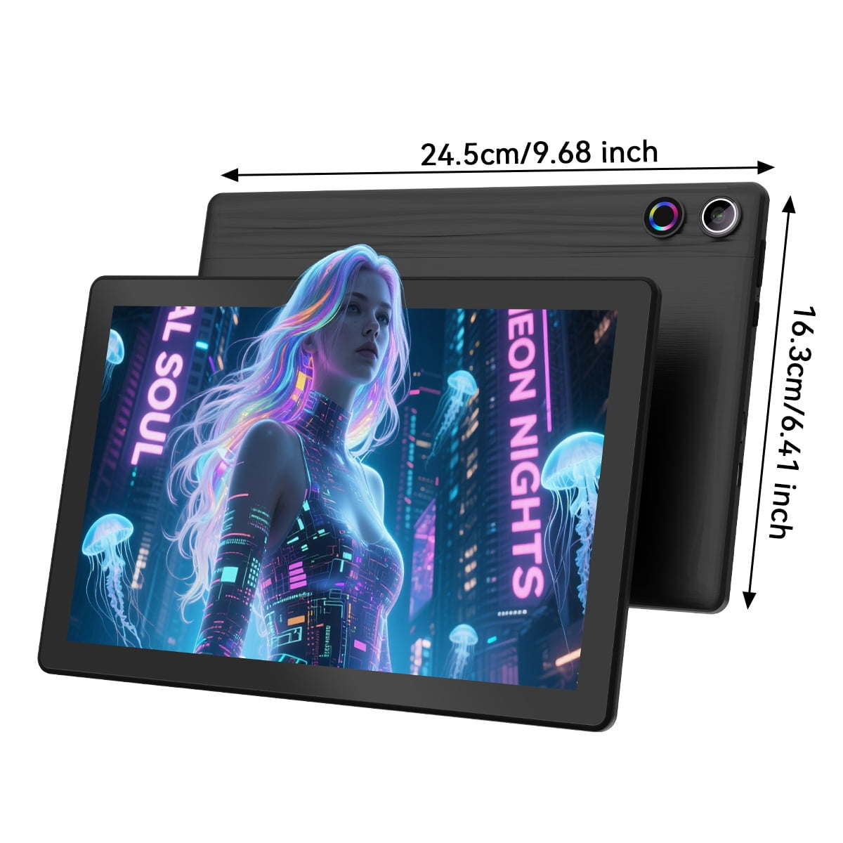 10.1 Inch Android 15 Tablet, Octa-Core Touch Screen Tablet, 10GB RAM+6