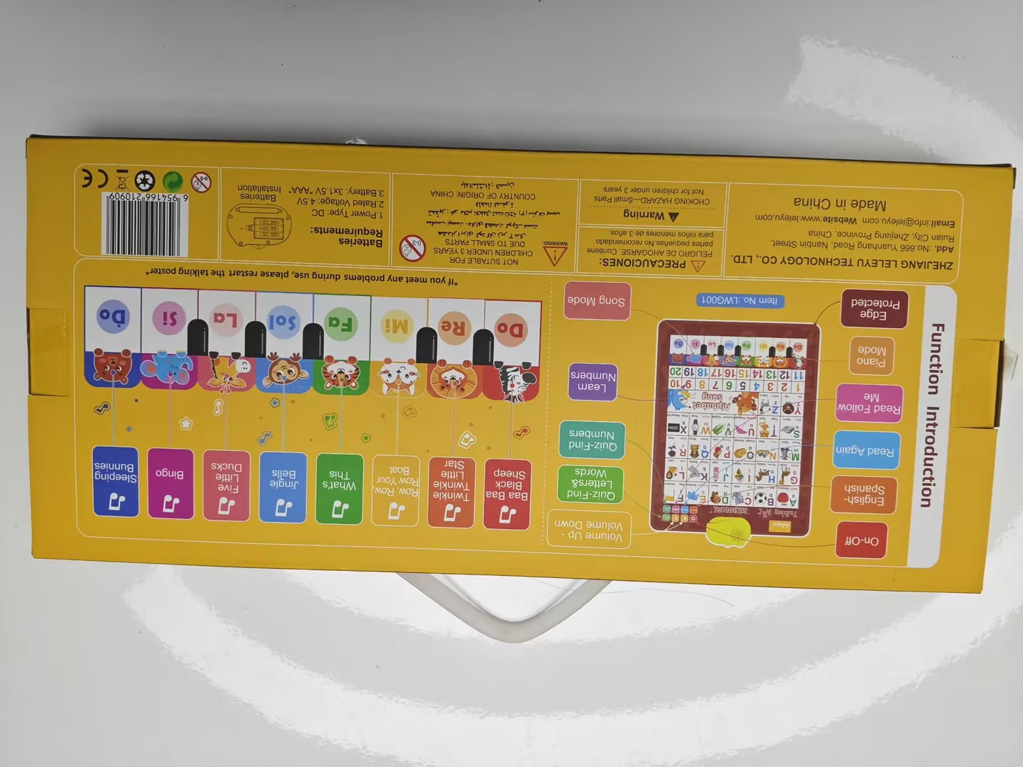 Bilingual Educational Talking ABC Poster – Interactive Learning Wall