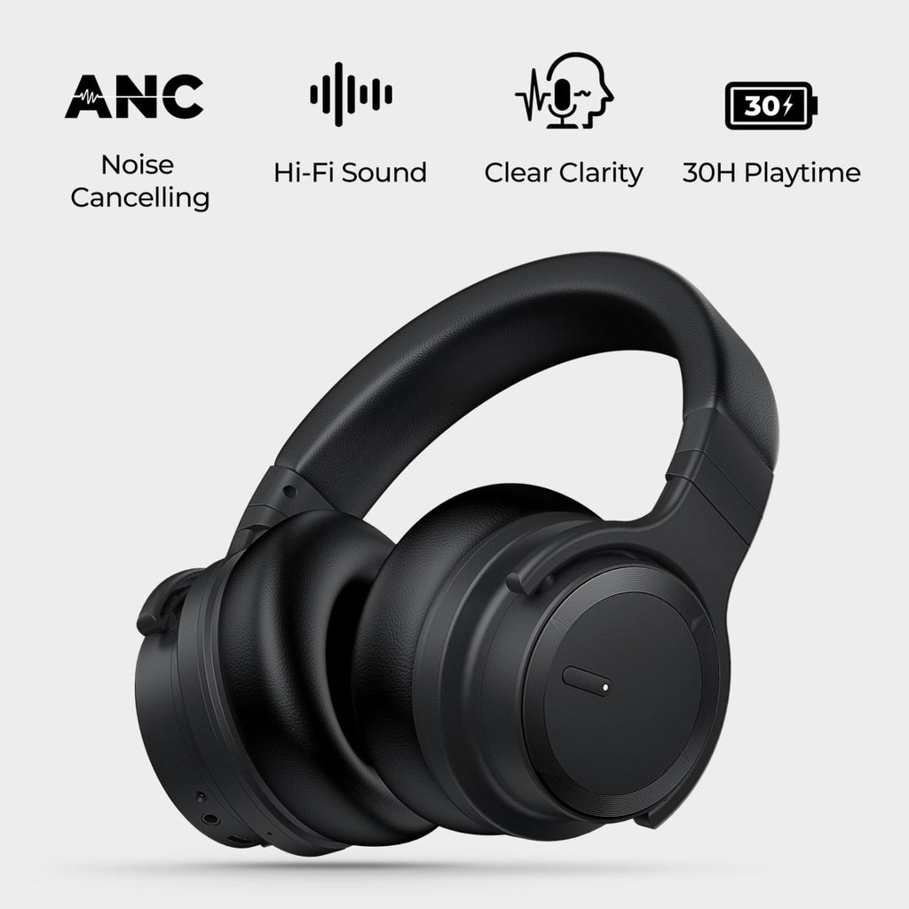 Bluetooth Headphones Noise Cancelling Headphones Wireless & Wired over