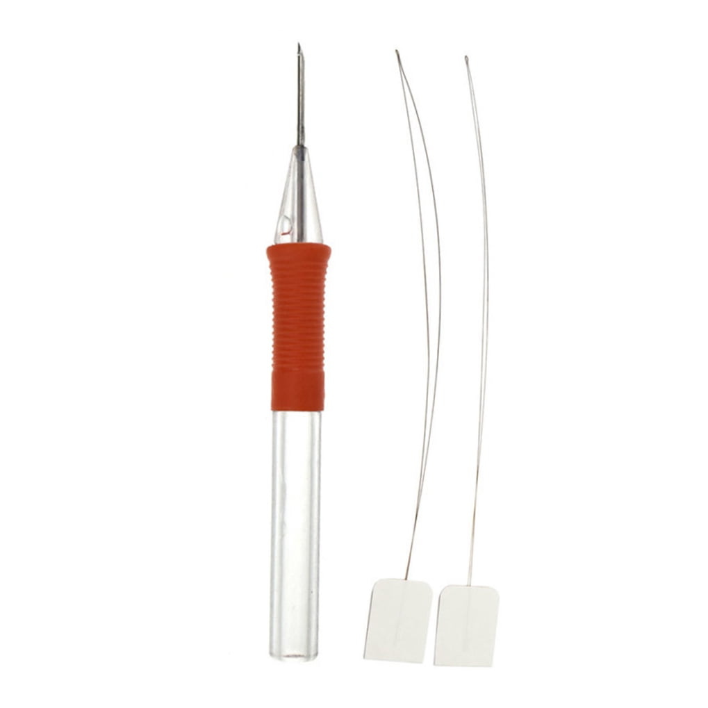 LOLIPPYY Back to School Punch Needle Embroidery Tool Purple Stainless