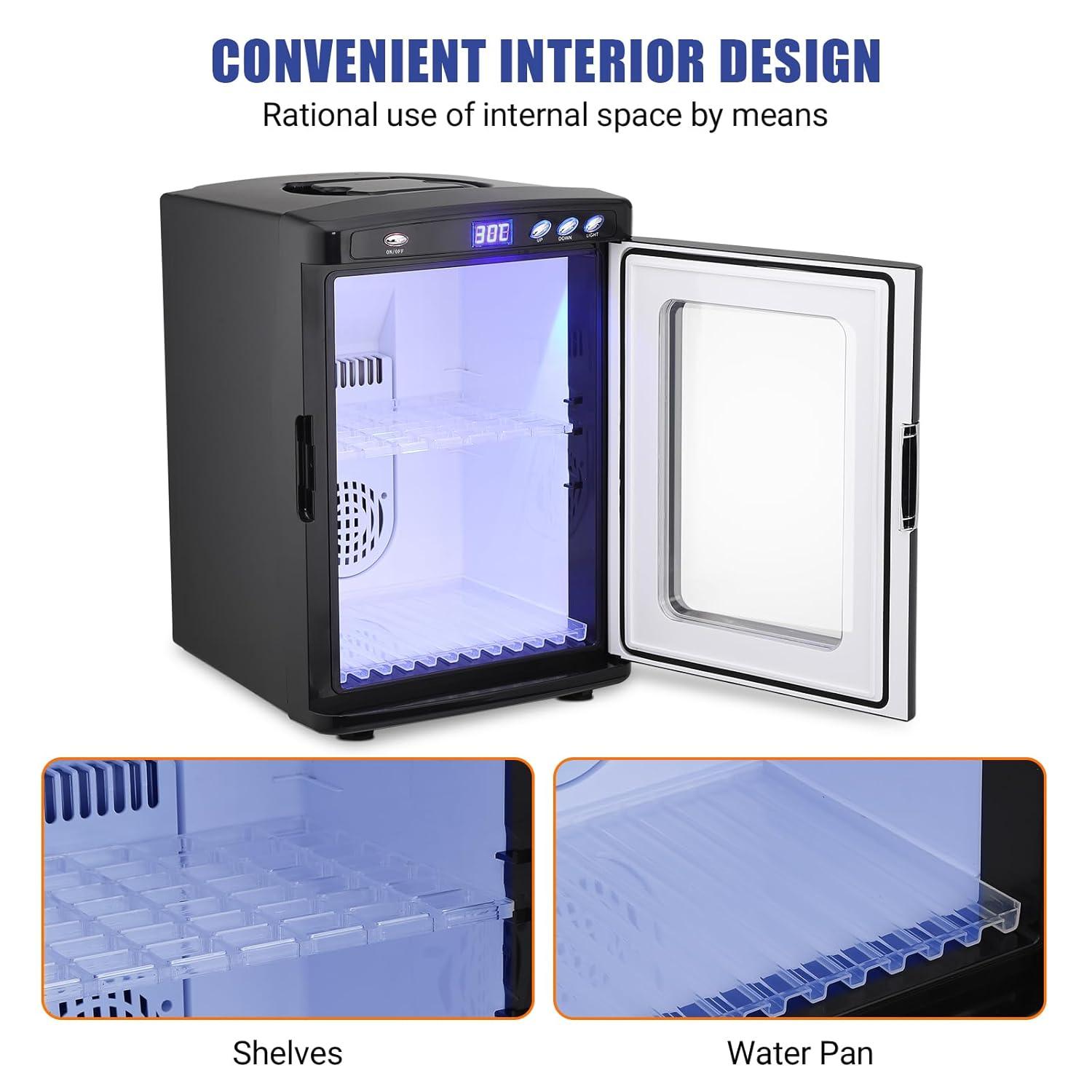 Incubators for Hatching Eggs 25L, Portable Scientific Laboratory Incub