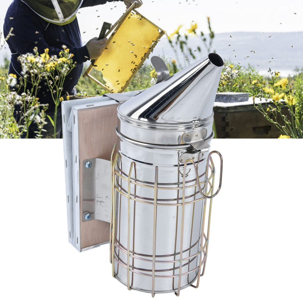 Nieyigj 6-Piece Beekeeping Starter Kit - Stainless Steel Beehive Smoke