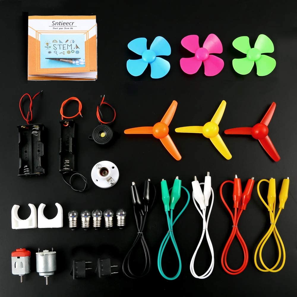 Electric Circuit Motor Kit, Science Experiment Educational Montessori