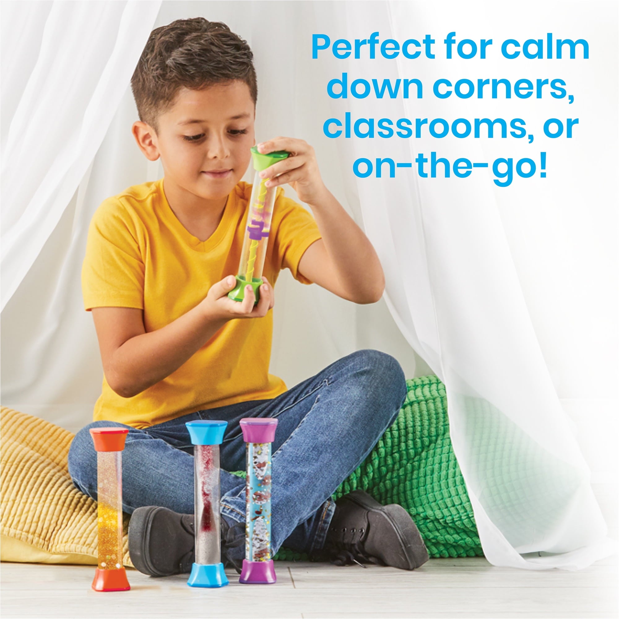 Sensory Fidget Tubes (Set of 4)