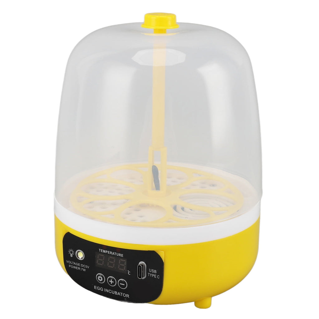 4 Eggs Incubator with Temperature Humidity Control Visual Low Noise En