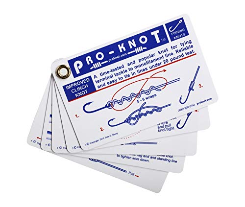 Pro-Knot Fishing Knots Waterproof Reference Cards