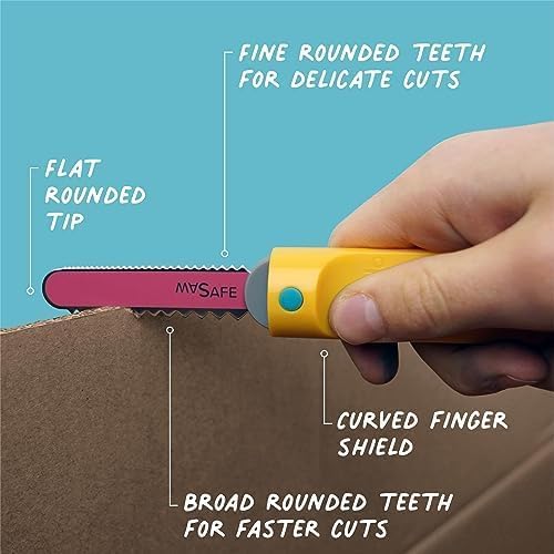 Makedo Discover | Safe Cardboard Construction Tool Kit for Kids, 126 Pieces
