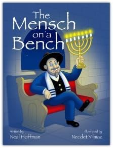 The As Seen on Shark Tank Hanukkah Decor with Hardcover Book and Removable Bench