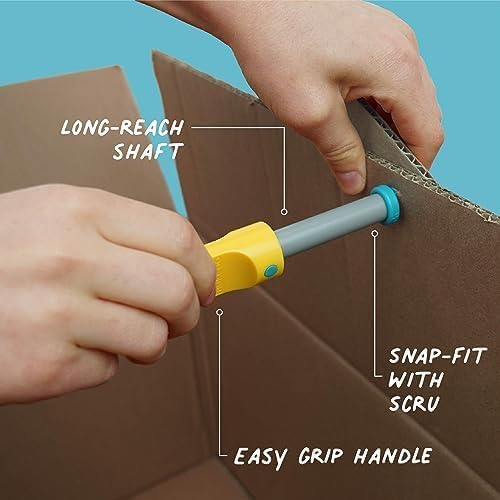 Makedo Discover | Safe Cardboard Construction Tool Kit for Kids, 126 Pieces