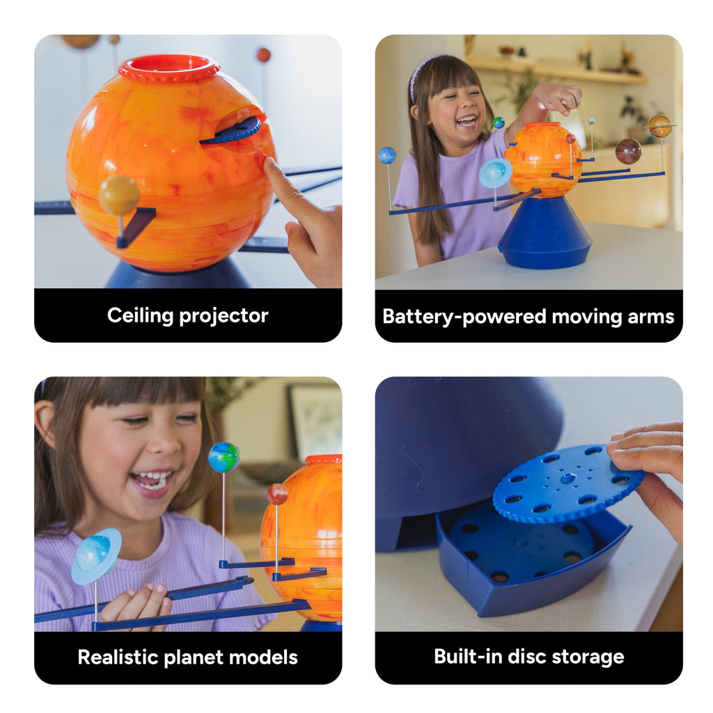 Educational Insights GeoSafari® Motorized Solar System & Projector, S