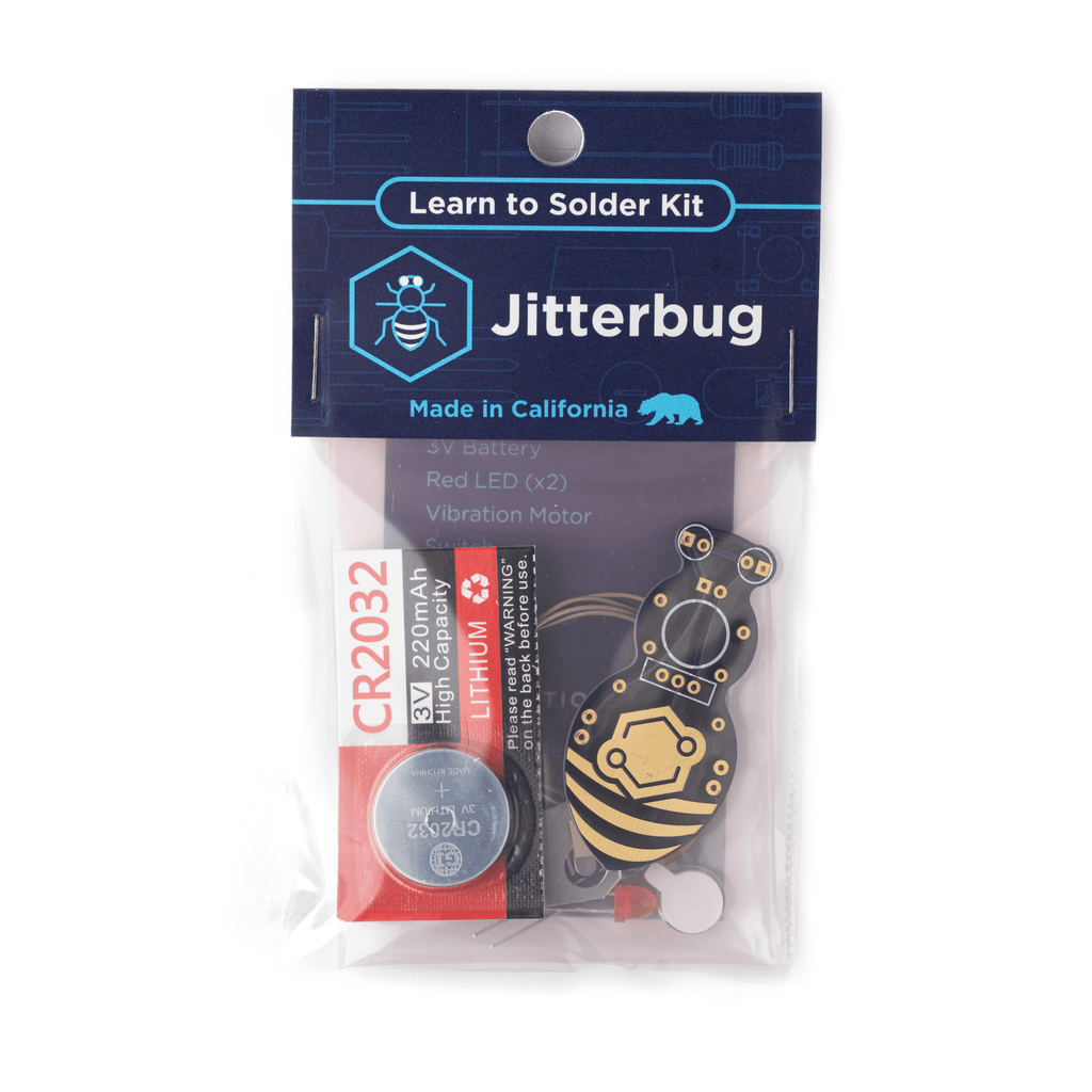 Jitterbug | Learn to Solder Kit | Educational STEM Electronics Kit