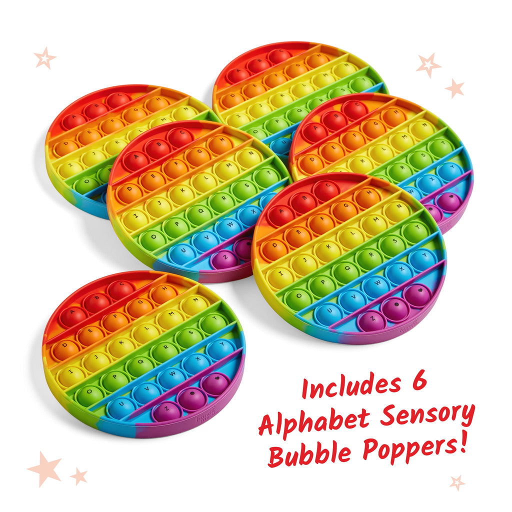 Alphabet Sensory Bubble Poppers