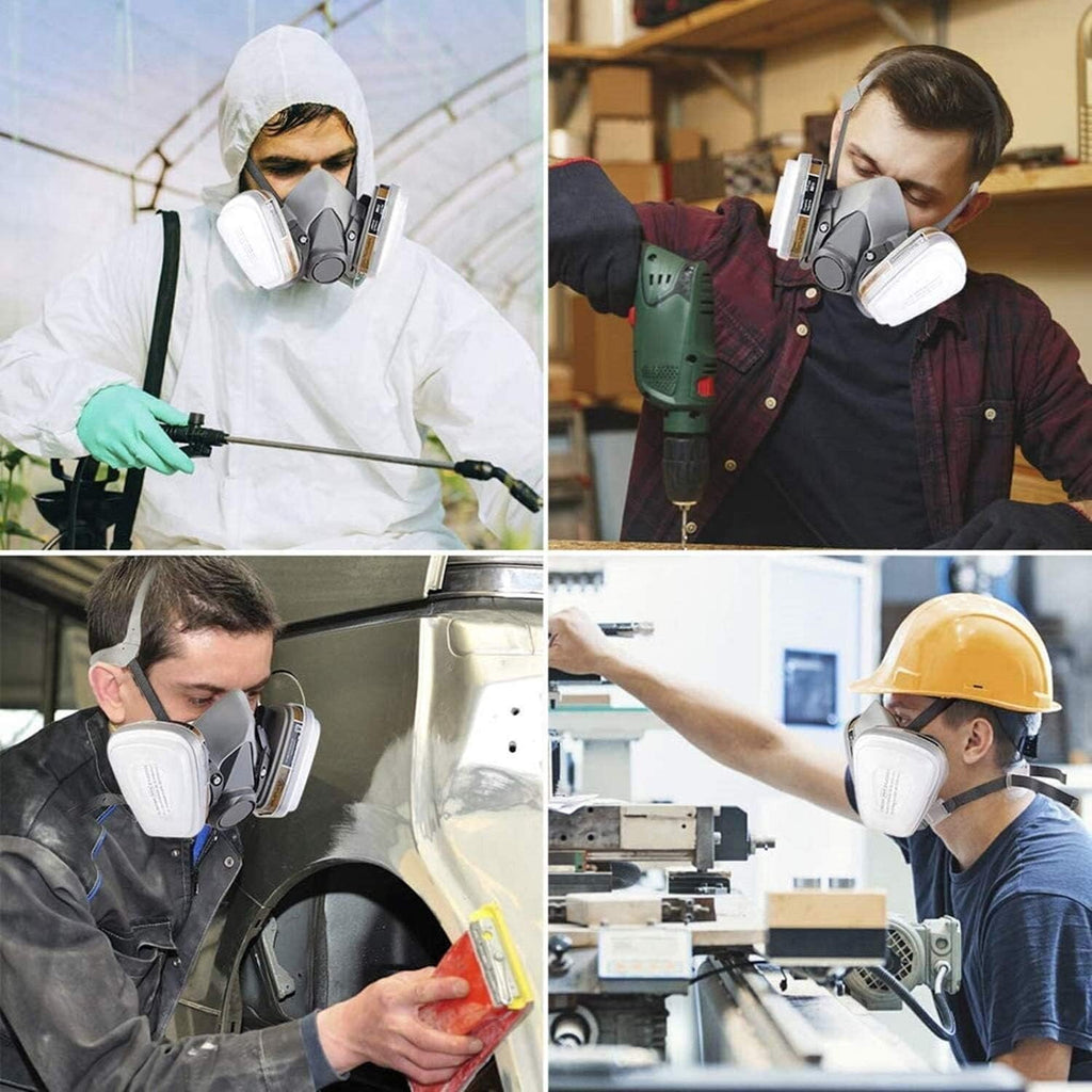 6200 Respirator Mask with Filters for Painting, Dust, Welding, Resin,