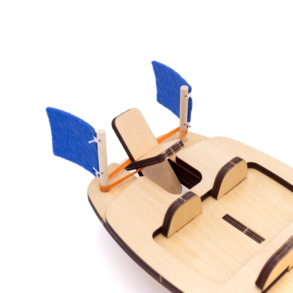 Jimmy's Workshop, Kids DIY 13+ Piece, Speedboat Beginner Woodworking S