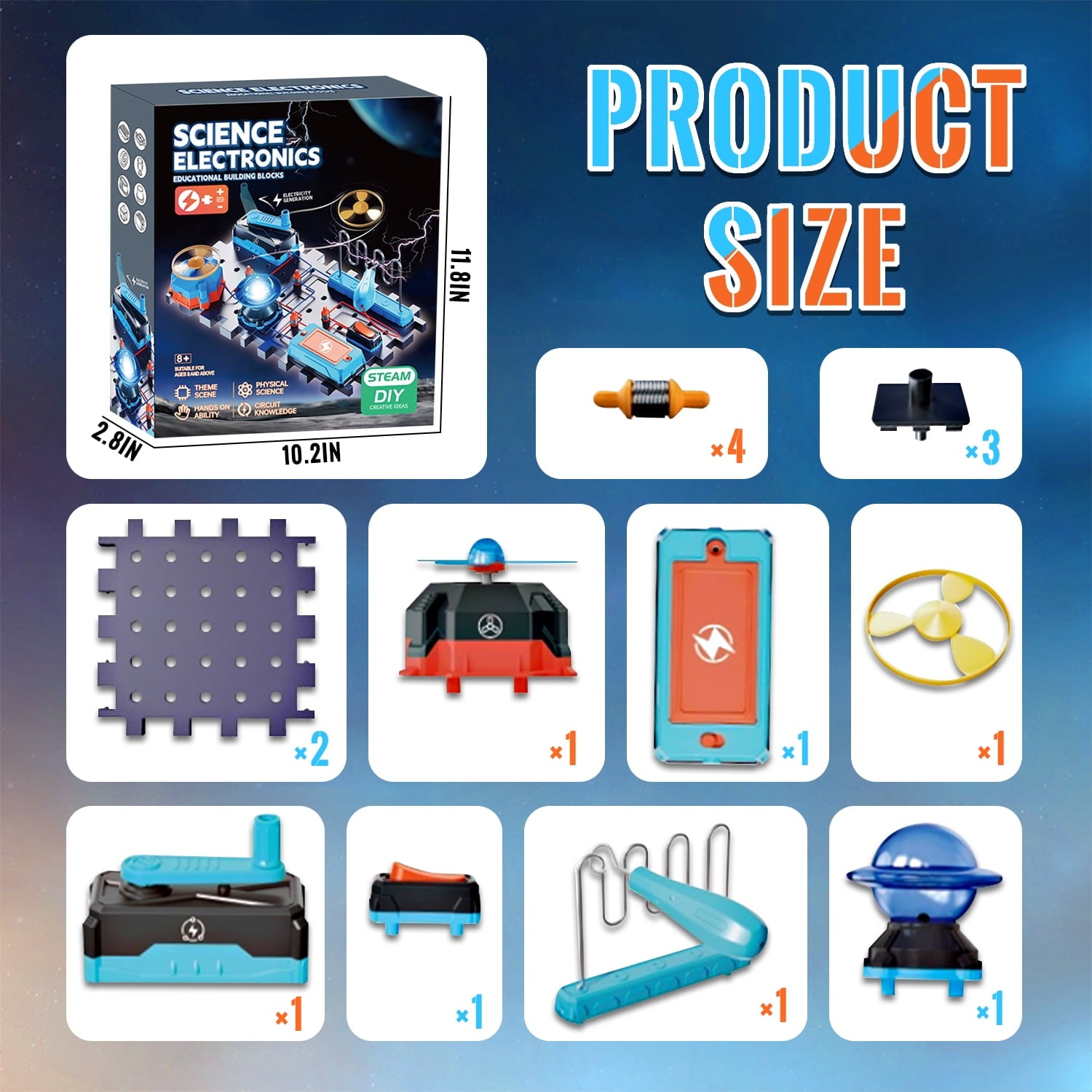 Toys for Boys 8 to 11 Years, STEM Science Kits for Kids, Learning Educ