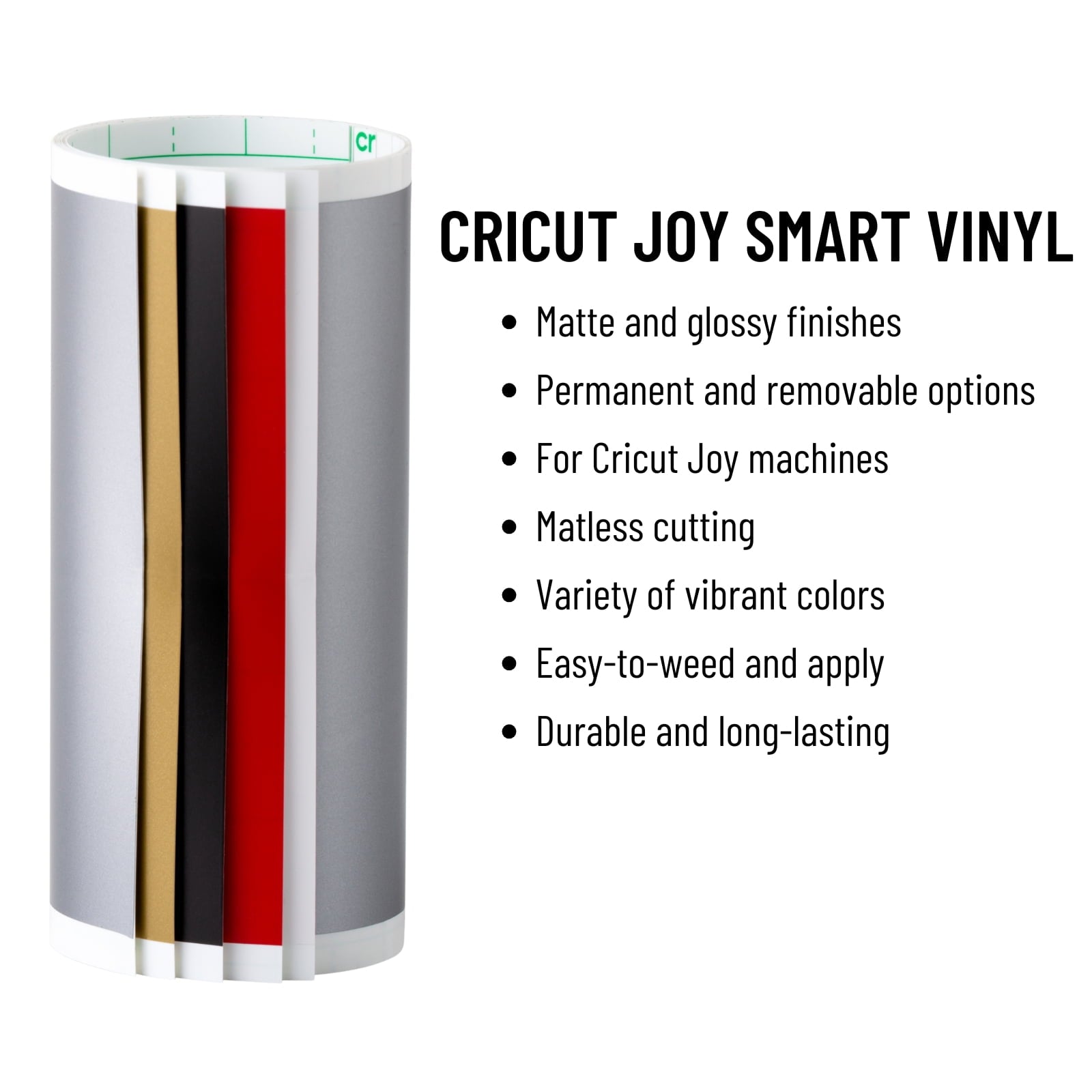 Cricut Joy Cutting Machine with Rainbow Smart Vinyl and Transfer Tape