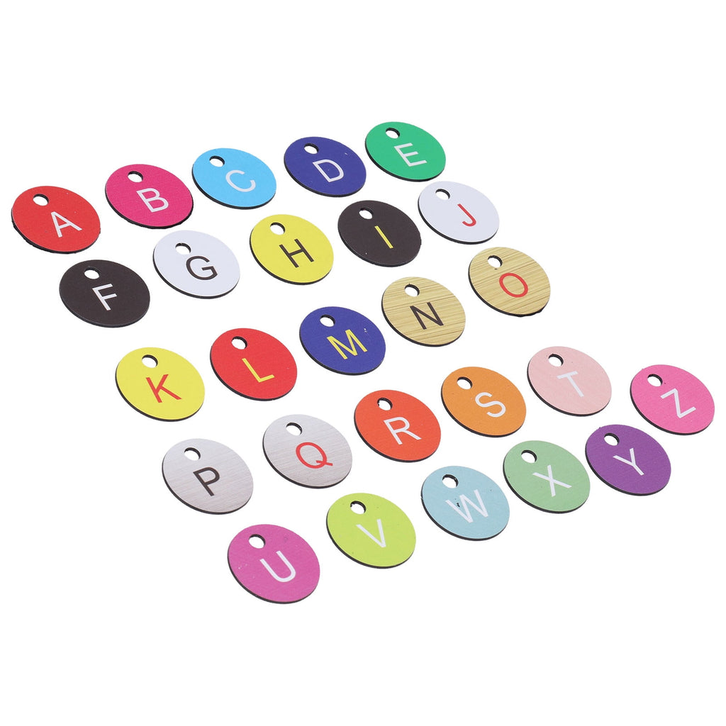 Nieyigj 26 PCS Beehive Numbered Tag Marker with Hole Round Beehive Lab