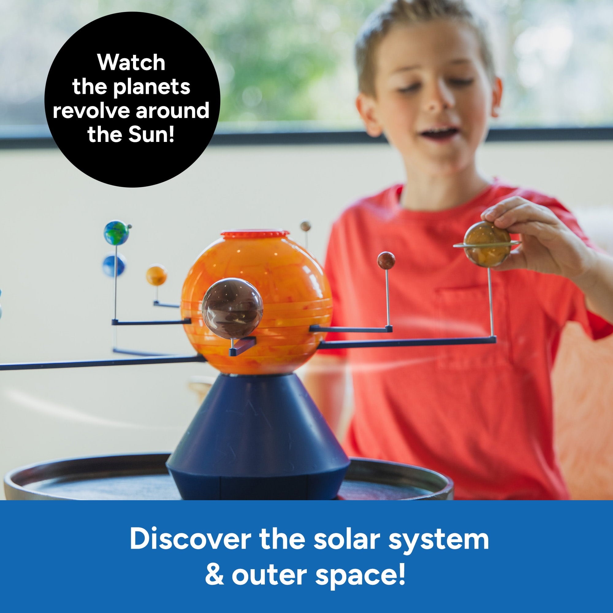 Educational Insights GeoSafari® Motorized Solar System & Projector, S