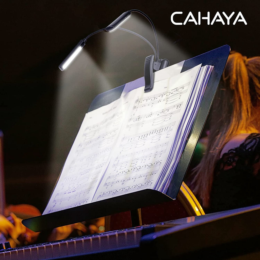CAHAYA 6 IN 1 Sheet Music Stand with Stand Light Desktop Book Stand wi