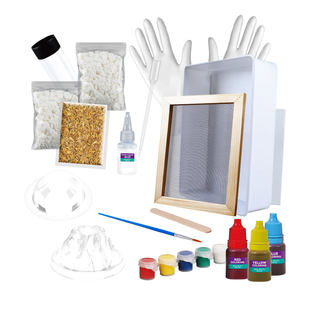 Piano Potato Paper Making Kit for Kids 6-12,STEAM Art & Science Set wi