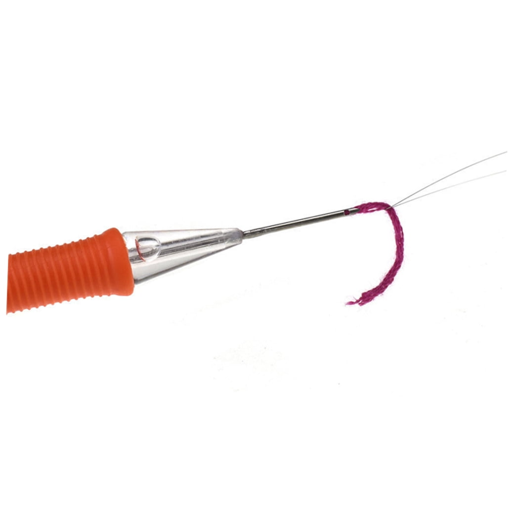 LOLIPPYY Back to School Punch Needle Embroidery Tool Purple Stainless