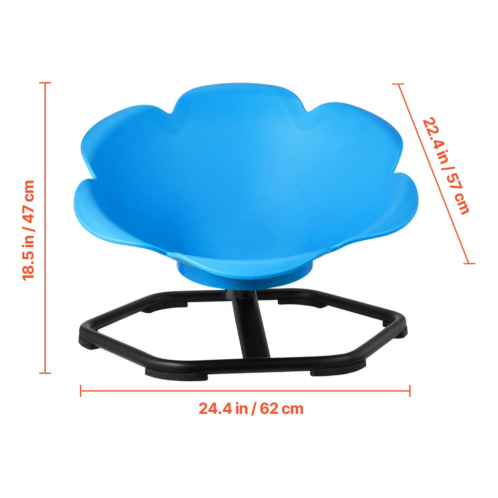 Swivel Chair - blue, 220 lbs Capacity