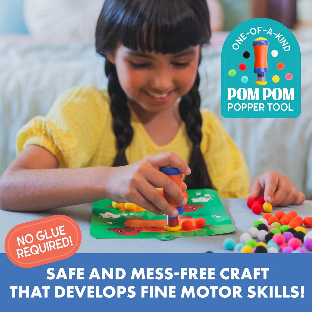 Educational Insights Pom Pom Craft Kit, Arts & Crafts Sets And Supplie