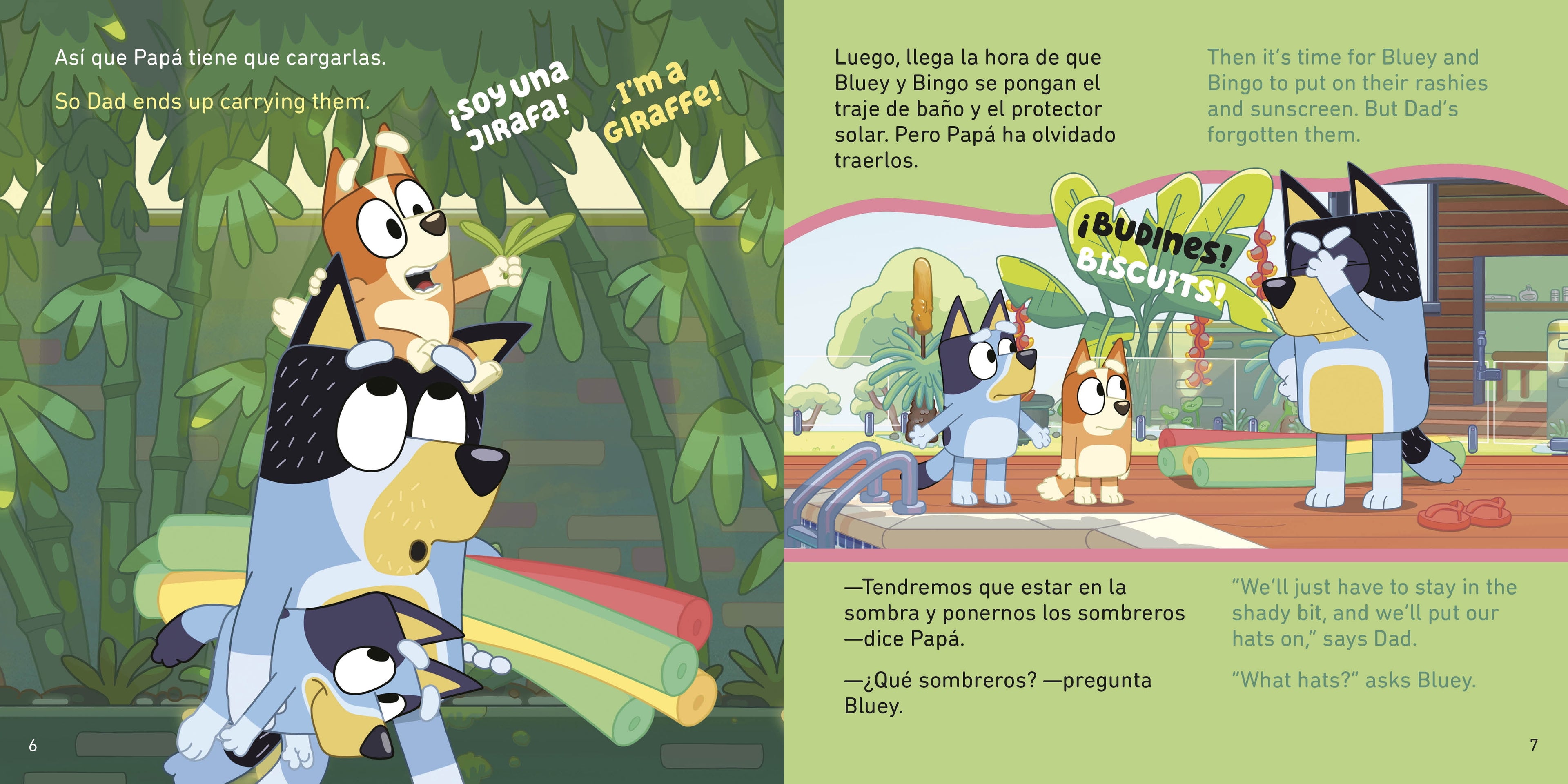 Bluey: the Pool/la Piscina (Bilingual English-Spanish Edition) (Biling