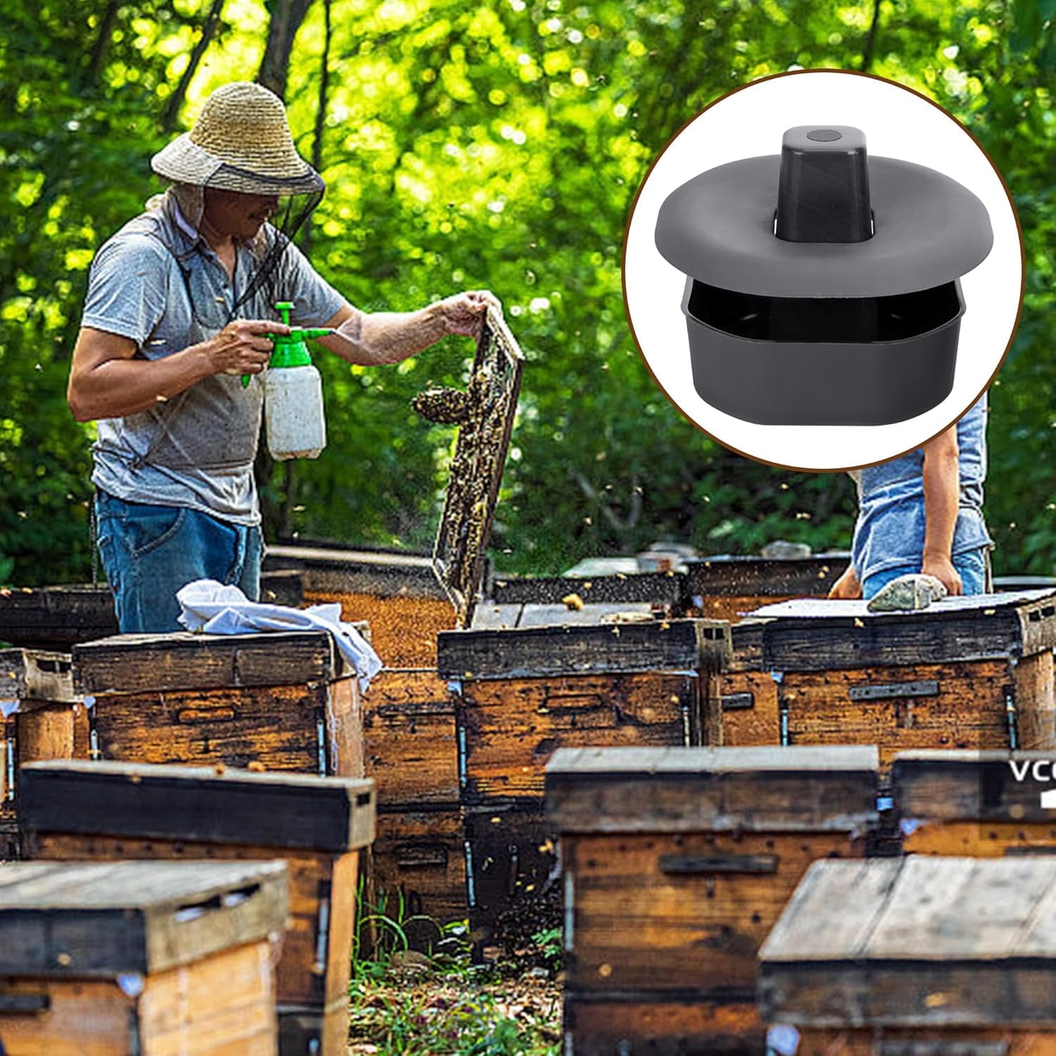 12 Pcs Plastic Beehive Stands Base Beekeeping Hive Support Tools Outdo