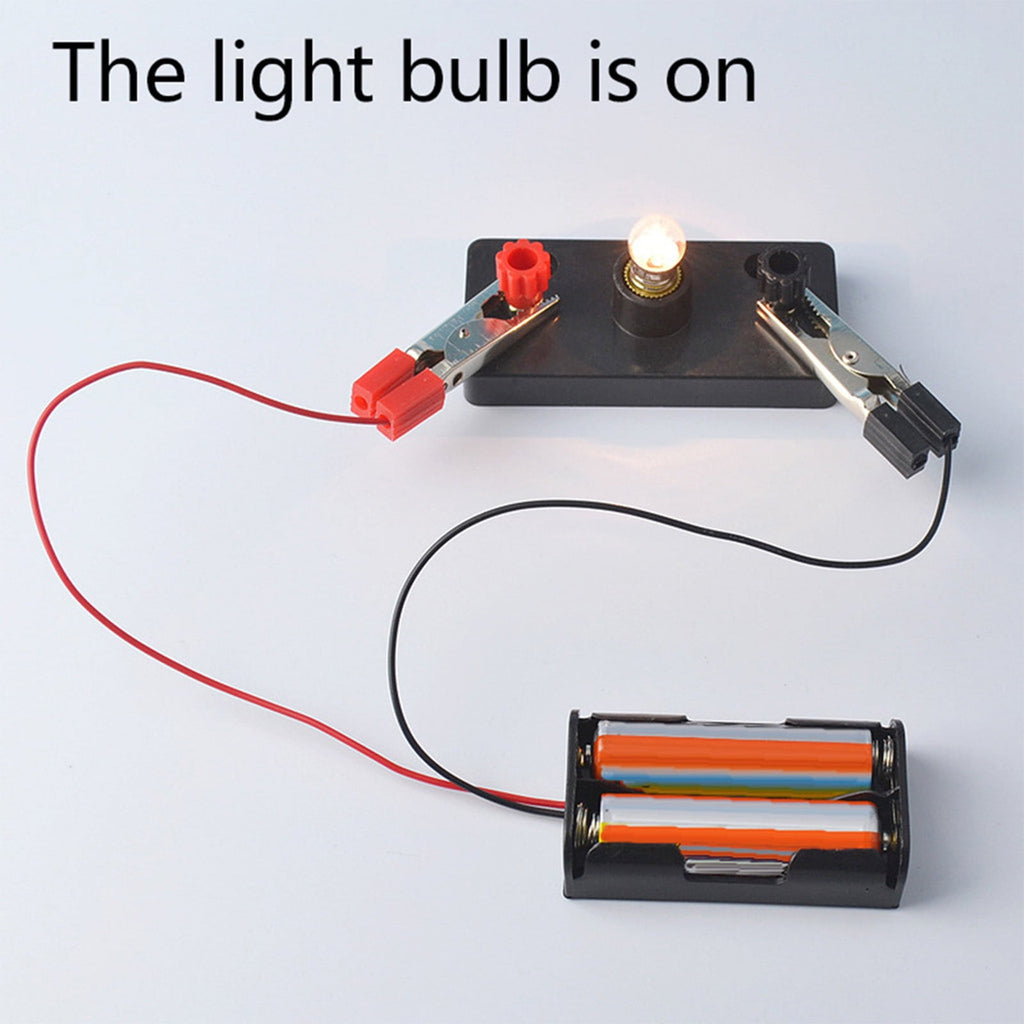 Elainilye Electric Circuit Bulb Kit Educational Montessori Learning Ki