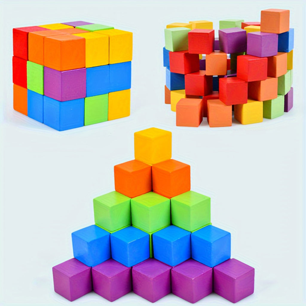 YATAV Brain Teaser Puzzles,Wooden Blocks Logic Game with Challenges -