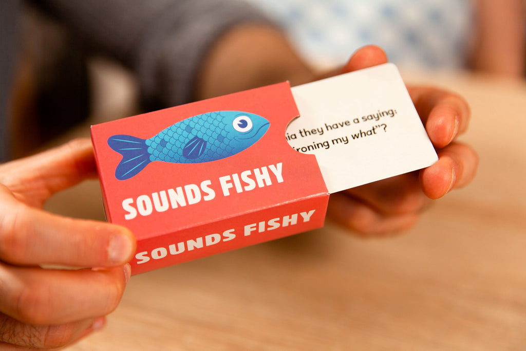 Big Potato Games Sounds Fishy Family Board Game, Hilarious Bluffing Ga