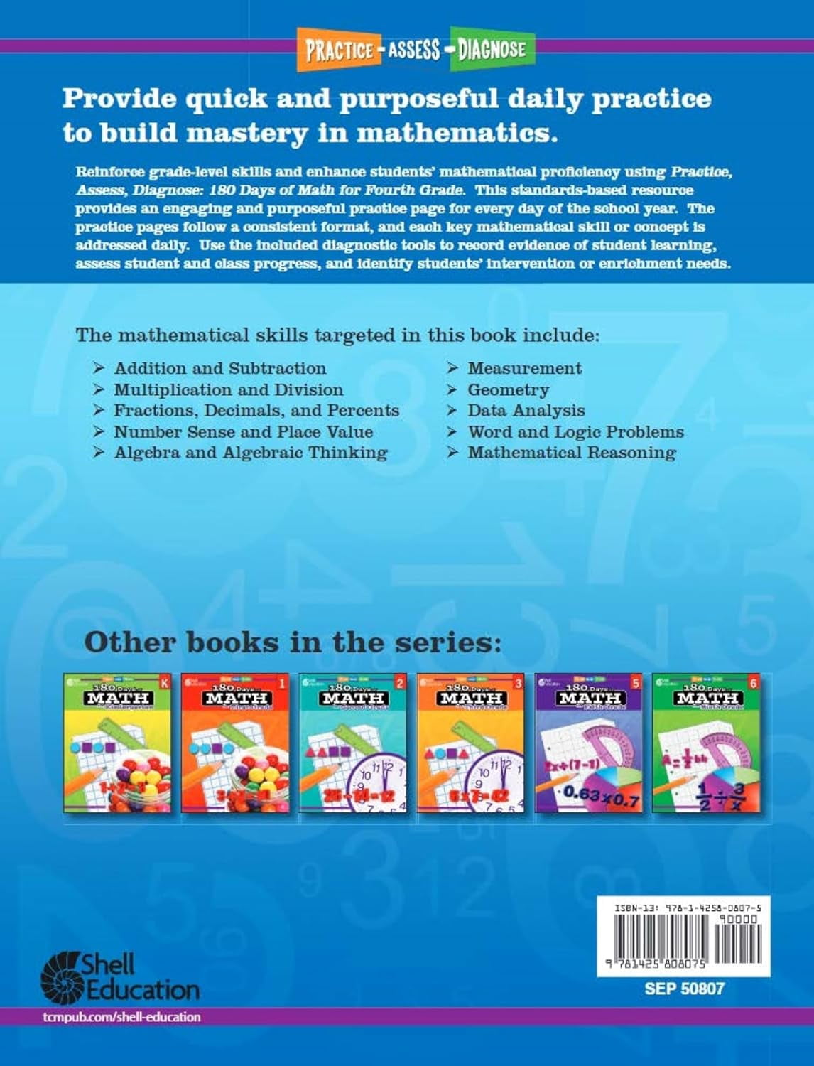 180 Days™: Practice Workbooks for Fourth Grade: Reading 2nd Edition,