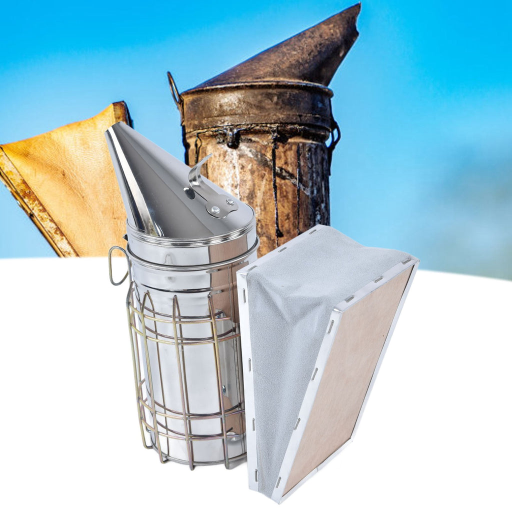 Nieyigj 6-Piece Beekeeping Starter Kit - Stainless Steel Beehive Smoke