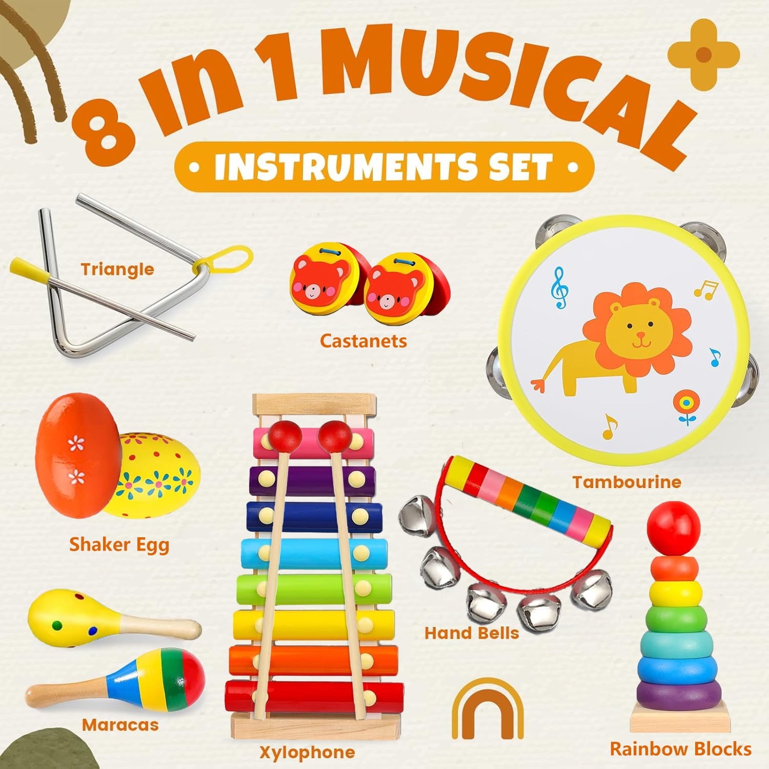 LINXUXIE Musical Instrument for Toddlers, Musical Toys for Kids, Educa