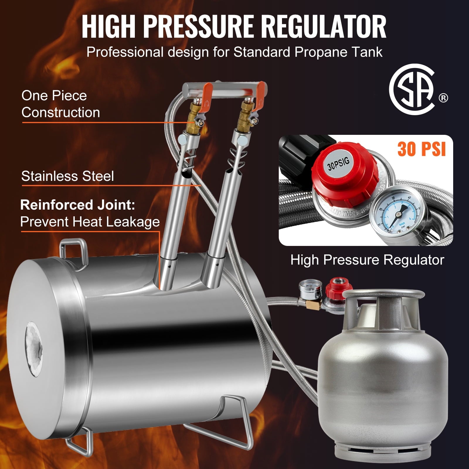 VEVOR Propane Melting Furnace Kit, 12KG Large Capacity Foundry Home Ki
