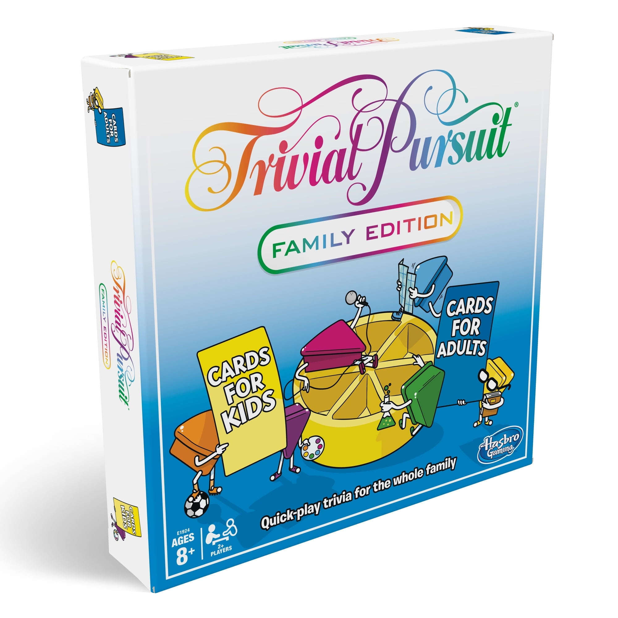 Trivial Pursuit Family Edition game, Board Game for 2 or More Players,