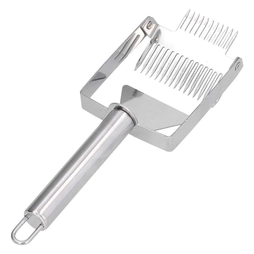 Double-Headed Honey Cutting Fork Scraper for Beehives, Stainless Steel