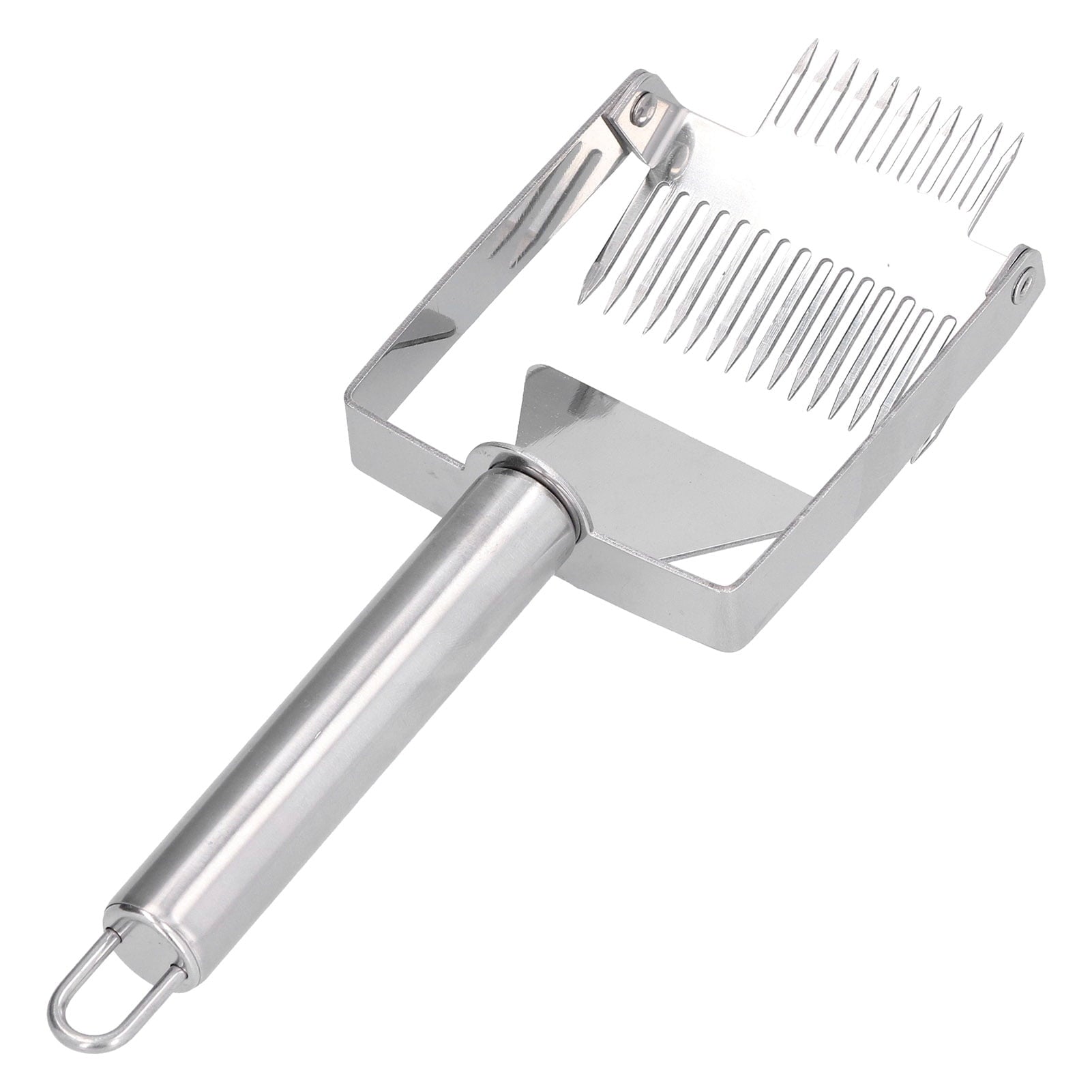 Double-Headed Honey Cutting Fork Scraper for Beehives, Stainless Steel