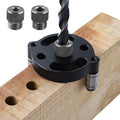 Yakamoz Self Centering Doweling Jig, 6/8/10mm Drill Guide Locator