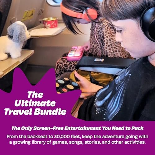Boppo Screen-Free Learning Tablet and 3 Toppo Expansion Packs Bundle