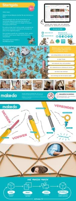 Makedo Scru-Driver Cardboard Construction Tool (Ages 4+)